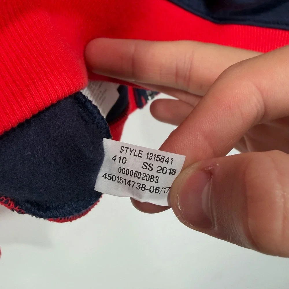 Under Armour Boys' Stars & Stripes Bomber Track Jacket Youth Large Navy Red